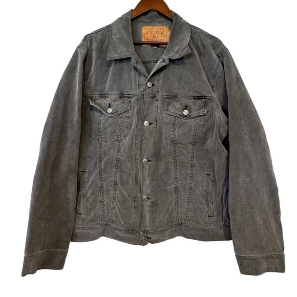 Lucky Brand Other - Men's Lucky Brand Gray Corduroy Classic Jacket
